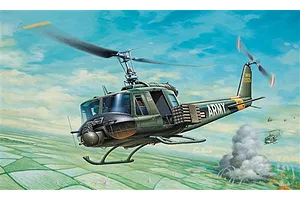 Italeri 1/72 UH-1B Huey Helicopter Scaled Plastic Model Kit w/ Australian Decals image 96333
