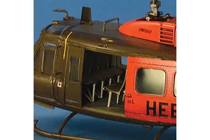 Italeri 1/48 UH-1D Iroquis Helicopter Scaled Plastic Model Kit w/ Australian Decals image 96341