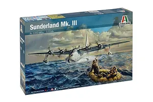 Italeri 1/72 Sunderland Mk.III Bomber Scaled Plastic Model Kit with Australian Decals image 96348