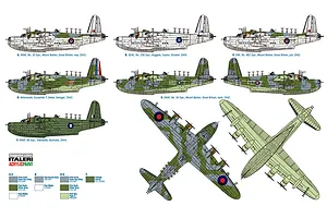 Italeri 1/72 Sunderland Mk.III Bomber Scaled Plastic Model Kit with Australian Decals image 96350