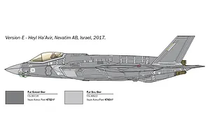 Italeri 1/72 F-35A Lightning II Fighter Scaled Plastic Model Kit w/ Australian Decals image 96356