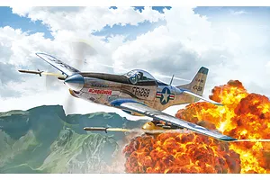 Italeri 1/72 F-51D Korean War Fighter Scaled Plastic Model Kit w/ Australian Decals image 96361