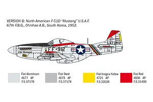 Italeri 1/72 F-51D Korean War Fighter Scaled Plastic Model Kit w/ Australian Decals image 96367