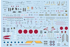 Italeri 1/48 F-4E Phantom II Fighter Scaled Plastic Model Kit w/ Australian Decals image 96381