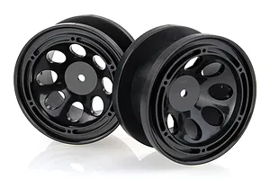 HSP 2.2" Black/Orange Beadlock Rims 2Pcs image 9640