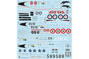 Italeri 1/48 Aermacchi MB 326 Fighter Scaled Plastic Model Kit w/ Australian Decals image 96393