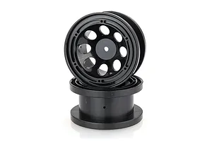 HSP 2.2" Black/Orange Beadlock Rims 2Pcs image 9641