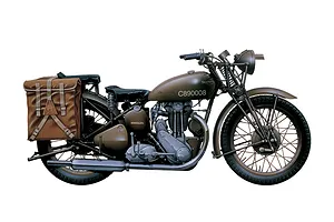 Italeri 1/9 Triumph 3HW Motorcycle Scaled Plastic Model Kit image 96412