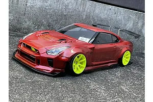 Pandora 1/10 Nissan GT-R R35 BLS / BN Sports Unpainted Body Shell - Clear image 3