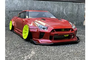 Pandora 1/10 Nissan GT-R R35 BLS / BN Sports Unpainted Body Shell - Clear image 10