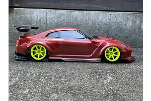 Pandora 1/10 Nissan GT-R R35 BLS / BN Sports Unpainted Body Shell - Clear image 18