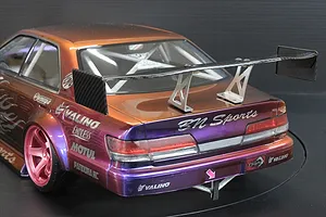 Pandora 1/10 Silver Aluminium Type-B Rear Wing Mount image 96586