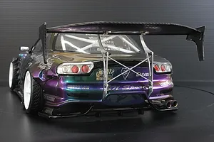 Pandora 1/10 Silver Aluminium Swan Neck Type-A Rear Wing Mount image 96590