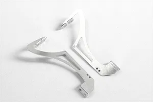 Pandora 1/10 Silver Aluminium Swan Neck Type-A Rear Wing Mount image 96592