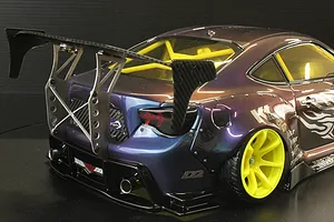 Pandora 1/10 Silver Aluminium Type-B Rear Wing Mount image 96597