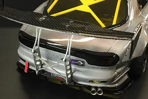 Pandora 1/10 Silver Aluminium Type-C Rear Wing Mount image 96601