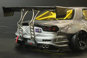 Pandora 1/10 Silver Aluminium Type-C Rear Wing Mount image 96602