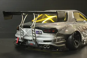 Pandora 1/10 Silver Aluminium Type-C Rear Wing Mount image 96603