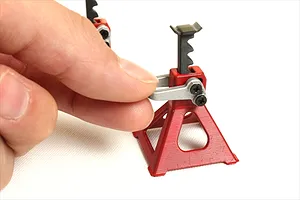 Pandora 1/10 Car Jack Stands 2Pcs - Black Unpainted image 96613