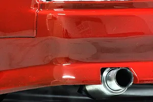 Pandora 1/10 Single Muffler - Black Unpainted image 3