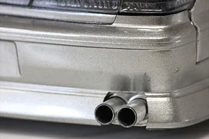 Pandora 1/10 Dual Muffler - Black Unpainted image 96660