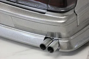 Pandora 1/10 Dual Muffler - Black Unpainted image 96661