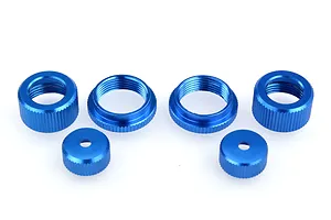 HSP Blue Aluminium Shock Cap Set image 9679