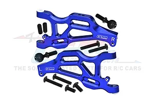 GPM Aluminium Front Lower Suspension Arms 2Pcs - Blue