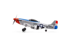 HobbyZone RC Plane P-51D Mustang 450mm Warbird RTF Basic with Safe Select Technology image 96867