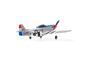 HobbyZone RC Plane P-51D Mustang 450mm Warbird RTF Basic with Safe Select Technology image 96876