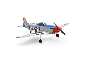 HobbyZone RC Plane P-51D Mustang 450mm Warbird RTF Basic with Safe Select Technology image 96878