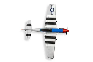 HobbyZone RC Plane P-51D Mustang 450mm Warbird RTF Basic with Safe Select Technology image 96881