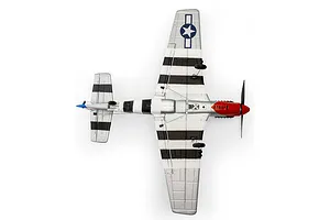 HobbyZone RC Plane P-51D Mustang 450mm Warbird RTF Basic with Safe Select Technology image 96882