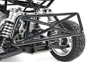 Rovan Steel Rear Bumper - Black image 97007