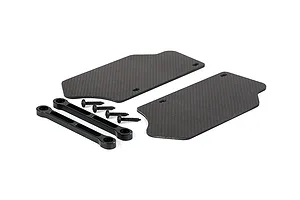Rovan Carbon Fibre Front Suspension Arm Guards 2Pcs - Black