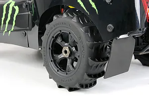 Rovan 1/5 Paddle Tyres on Black Rims 2Pcs - Beadlocked Wheels image 10