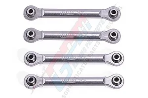 GPM Aluminium Rear Swing Arm Linkages 4Pcs - Silver