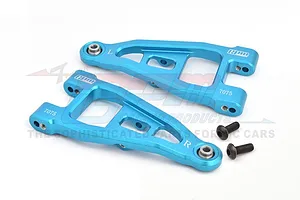 GPM Aluminium Front Lower Suspension Arms 2Pcs - Sky Blue