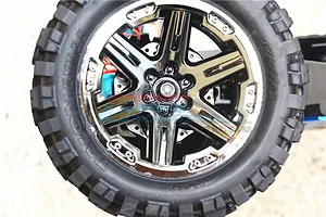 GPM Aluminium 12mm (+2mm) Brake Disc Wheel Hexes 2Pcs - Red/Silver image 97308