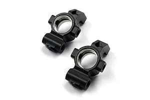 Yeah Racing Aluminium Rear Hubs 2Pcs - Black