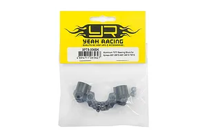 Yeah Racing XPTS-006BK black aluminium and carbon fibre steering hubs in original retail packaging.