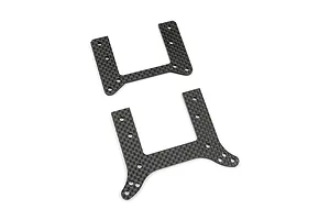 Yeah Racing Carbon Fibre Front &amp; Rear Shock Towers 