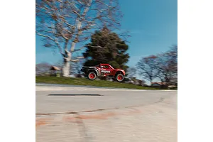 ARRMA Mojave Grom Mega 380 4X4 RC Short Course Truck Electric 4WD 1/16 Scale RTR - Red/Black image 97486