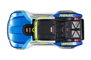 ARRMA Mojave Grom Mega 380 4X4 RC Short Course Truck Electric 4WD 1/16 Scale RTR - Blue/White image 97492