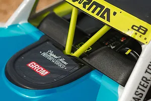 ARRMA Mojave Grom Mega 380 4X4 RC Short Course Truck Electric 4WD 1/16 Scale RTR - Blue/White image 97500