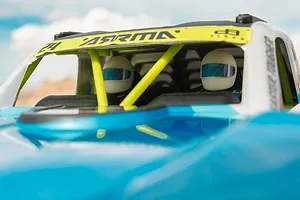 ARRMA Mojave Grom Mega 380 4X4 RC Short Course Truck Electric 4WD 1/16 Scale RTR - Blue/White image 97501