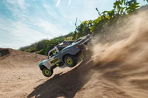 ARRMA Mojave Grom Mega 380 4X4 RC Short Course Truck Electric 4WD 1/16 Scale RTR - Blue/White image 97521