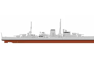 Airfix 1/600 HMS Ajax Light Cruiser Scaled Plastic Model Kit image 97528