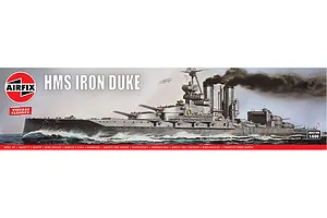 Airfix 1/600 HMS Iron Duke Battleship Scaled Plastic Model Kit image 97530
