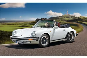 Revell 1/24 Porsche 911 G-Model 50th Anniversary Cabriolet Scaled Plastic Model Kit image 97596